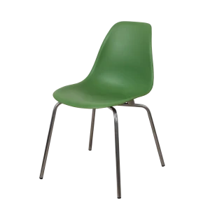 92062706 Стул кухонный Derstuhl Elegant chrom 45x82x46 см полипропилен цвет темно-зеленый STLM-1457235