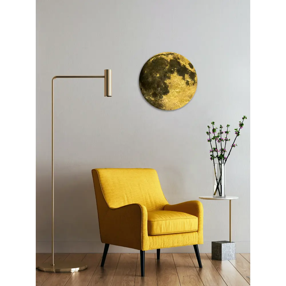 Картина на стекле Postermarket Золотая луна 40x40 см STLM-2171869 - Вид №3