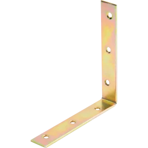 Уголок мебельный KSZ 125x125x22x2 желтый цинк