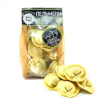 Пельмени свино-говяжие Честная кухня Хочу Ещё 450 г Santreyd 23619 - Вид №1