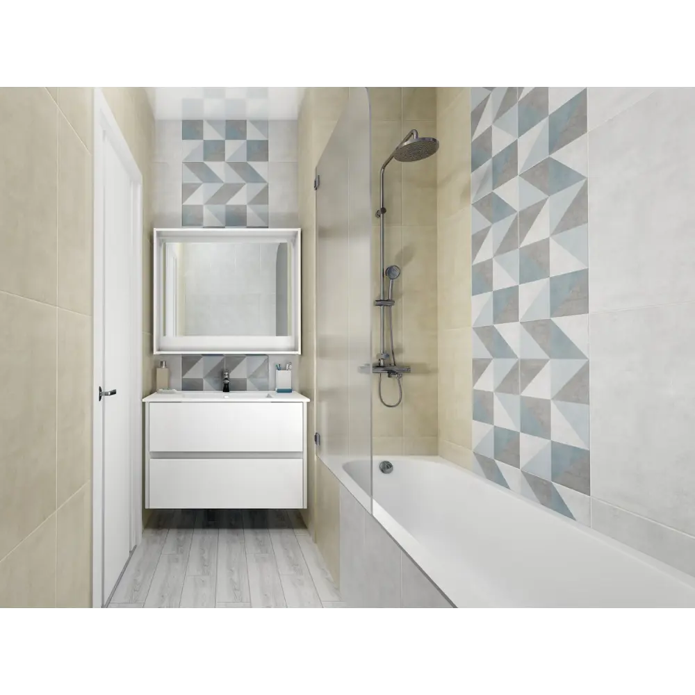 Керамогранит Wood Fumo 15х60 см 1.36 м² цвет серый BELANI STLM-2118131 - Вид №9