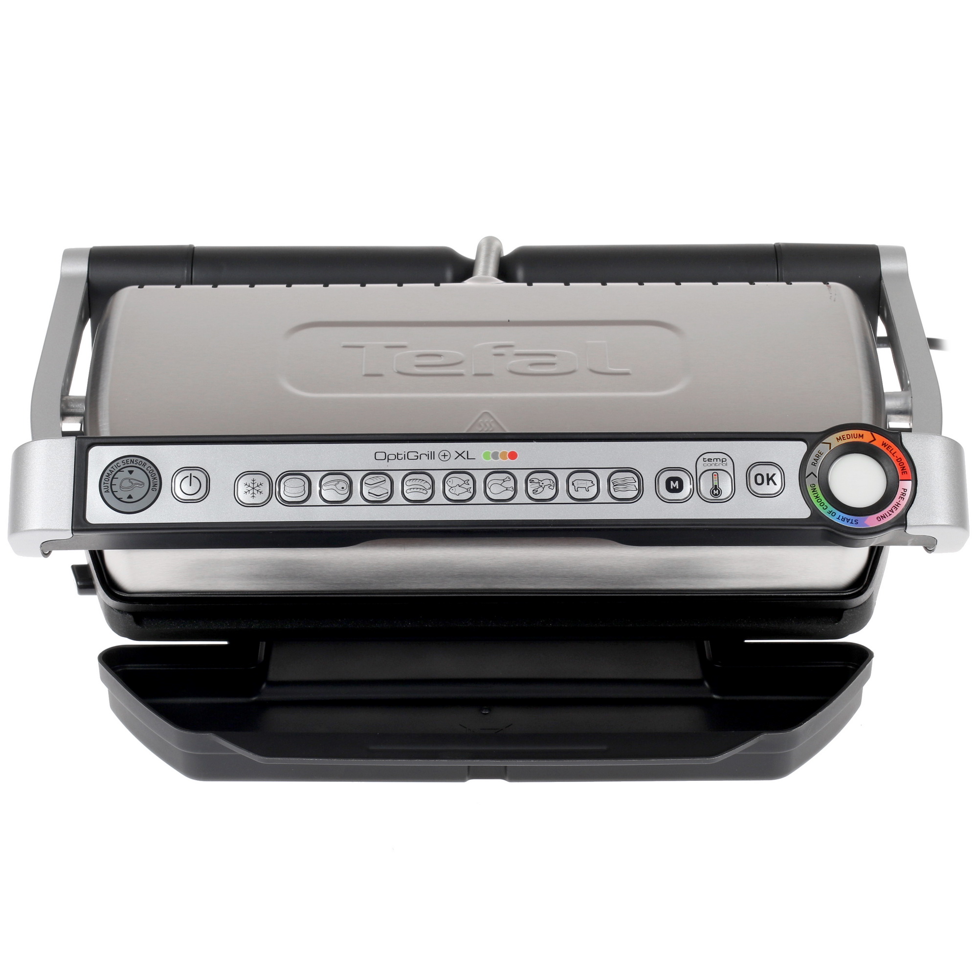 1662191 Гриль Tefal Optigrill+ XL GC724D12 серебристый STDN-0138828 - Вид №3