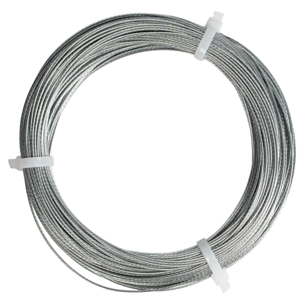 Стальной трос Tech-Krep оцинкованный 1×50 м для надежного крепления 89391066 STLM-1575791 - Вид №2