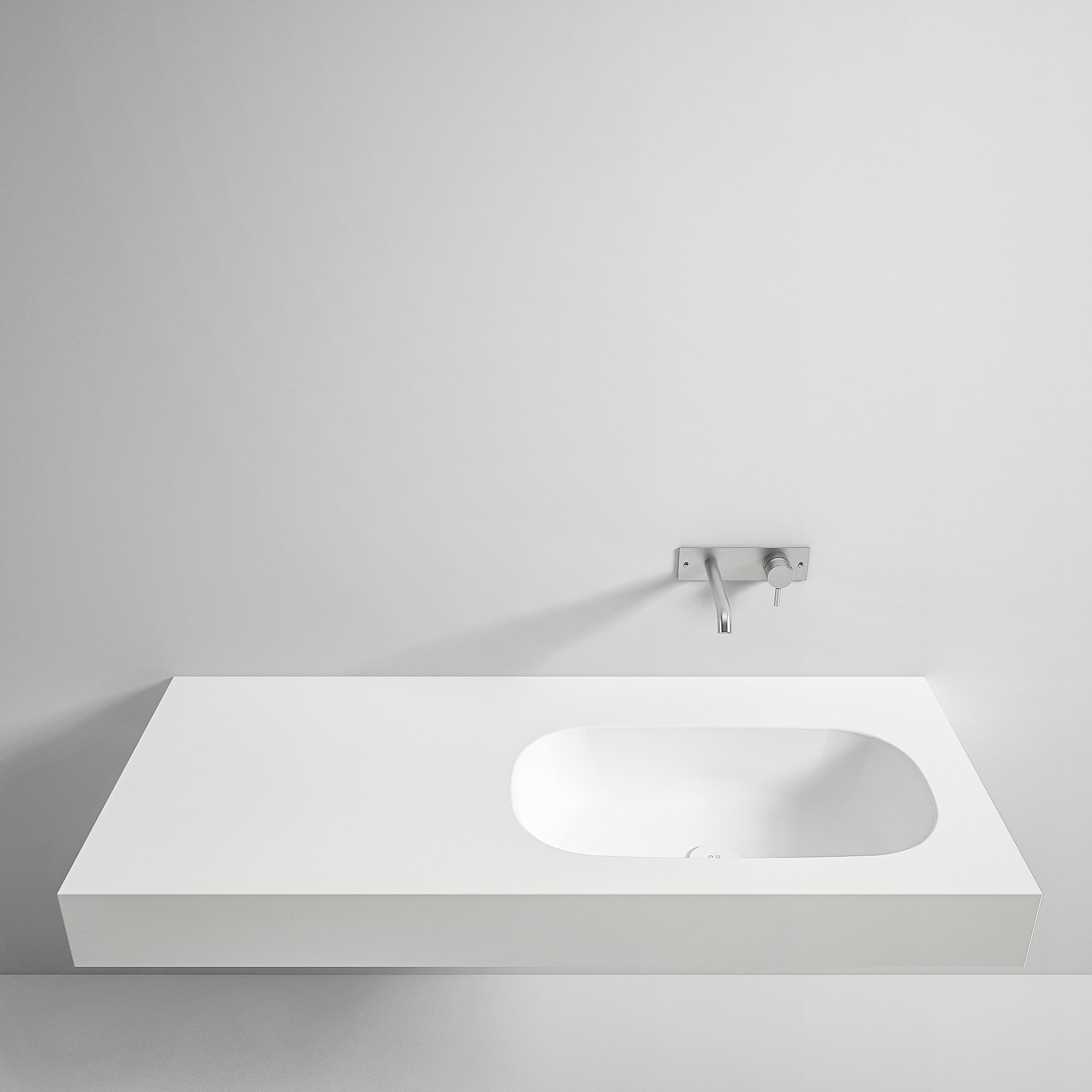 Rexa Design Столешница из Corian® с умывальником Moode REXA-ST84  - Вид №1