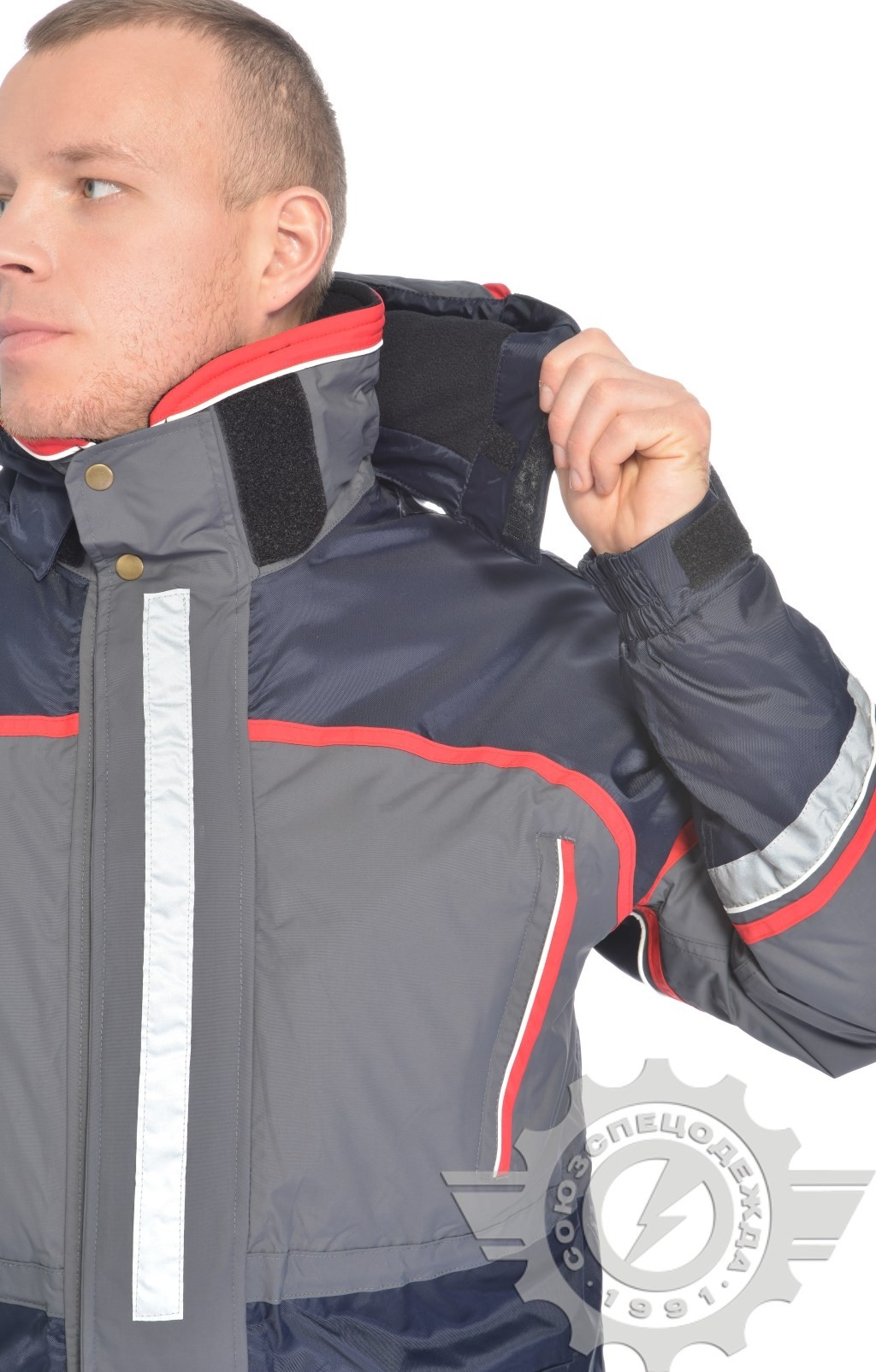 60900 Куртка "Байкал" зимняя с СВП  Зимняя спецодежда  размер 64-66/170-176  - Вид №4