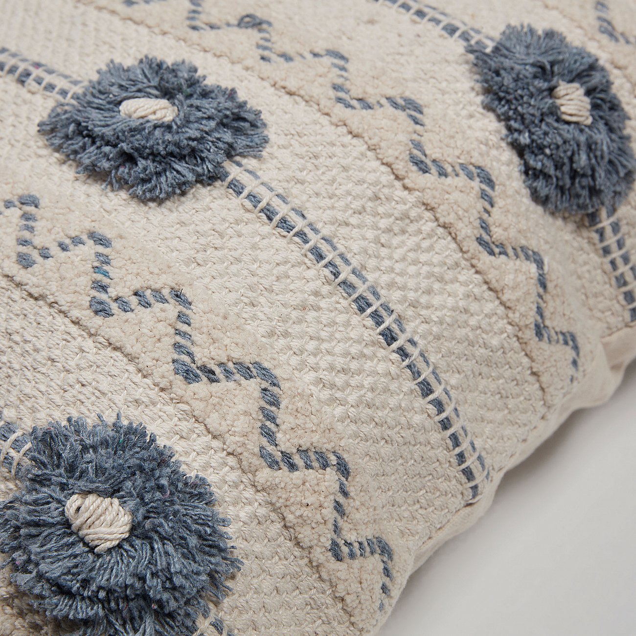 Чехол на подушку Blue Leander cushion от La Forma LA FORMA ОРНАМЕНТ 289173 Серый  - Вид №3