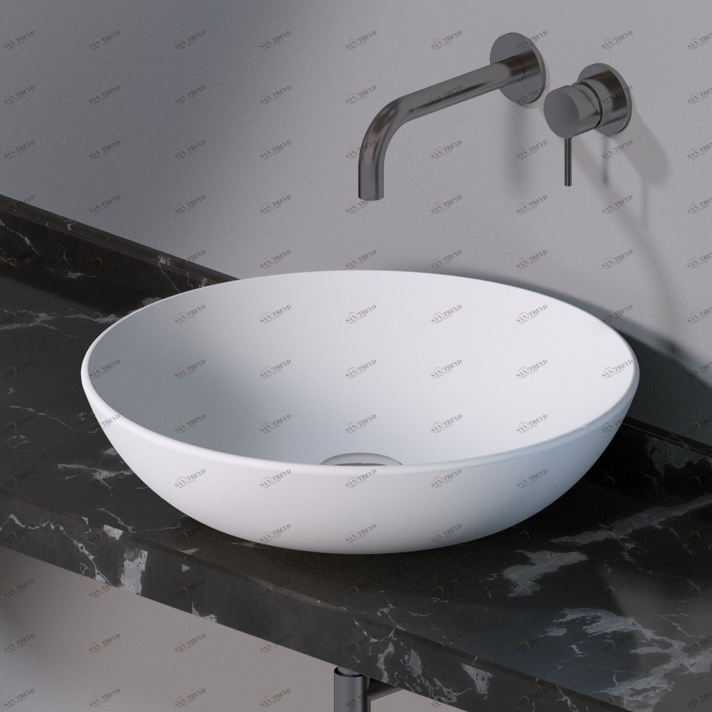 L241101 Накладная раковина на столешницу  круглая A. e T. Italia THIN AeT ITALIA