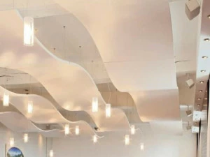 Knauf AMF Акустические острова из стали с порошковым покрытием Knauf armstrong