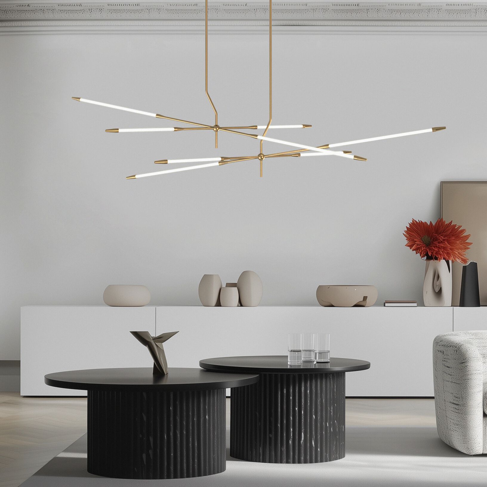 Стальной светодиодный подвесной светильник Intueri Light Javelin ARCH-00074116 - Вид №7