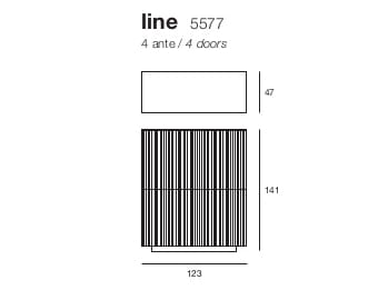 Шкаф с распашными дверцами Pacini & Cappellini ARCH-00135108 - Вид №3