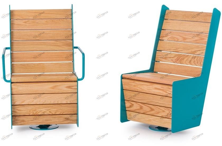 Nola Industrier Стул для улицы из лакированной стали Low/high U11-59e/snurr