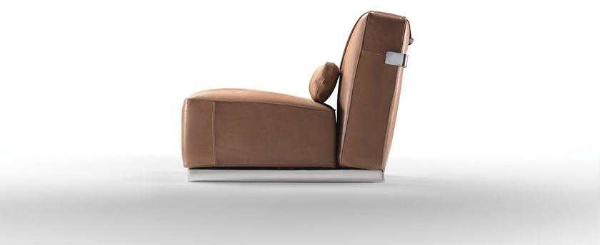 Flexform Кресло Recliner из кожи A.b.c sun-id-1439306 - Вид №1