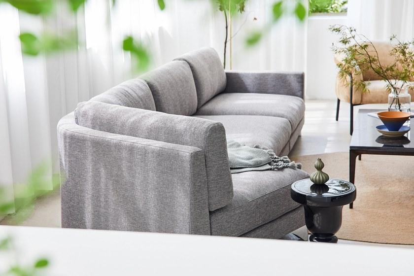 Grado Design Изогнутый диван из ткани для 4 человек Pent Pen-sf-g02 - Вид №4