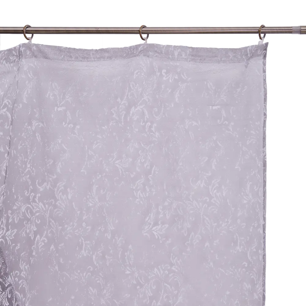 Тюль на ленте Aromo 300x280 см цвет серый MIAMOZA STLM-2149564 - Вид №4