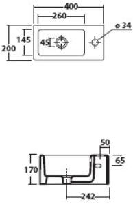 Подвесная раковина настенная овальная Galassia PLUS DESIGN белая sun-id-1372755 - Вид №2