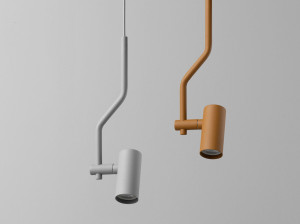 Регулируемый подвесной светильник из стали с порошковым покрытием