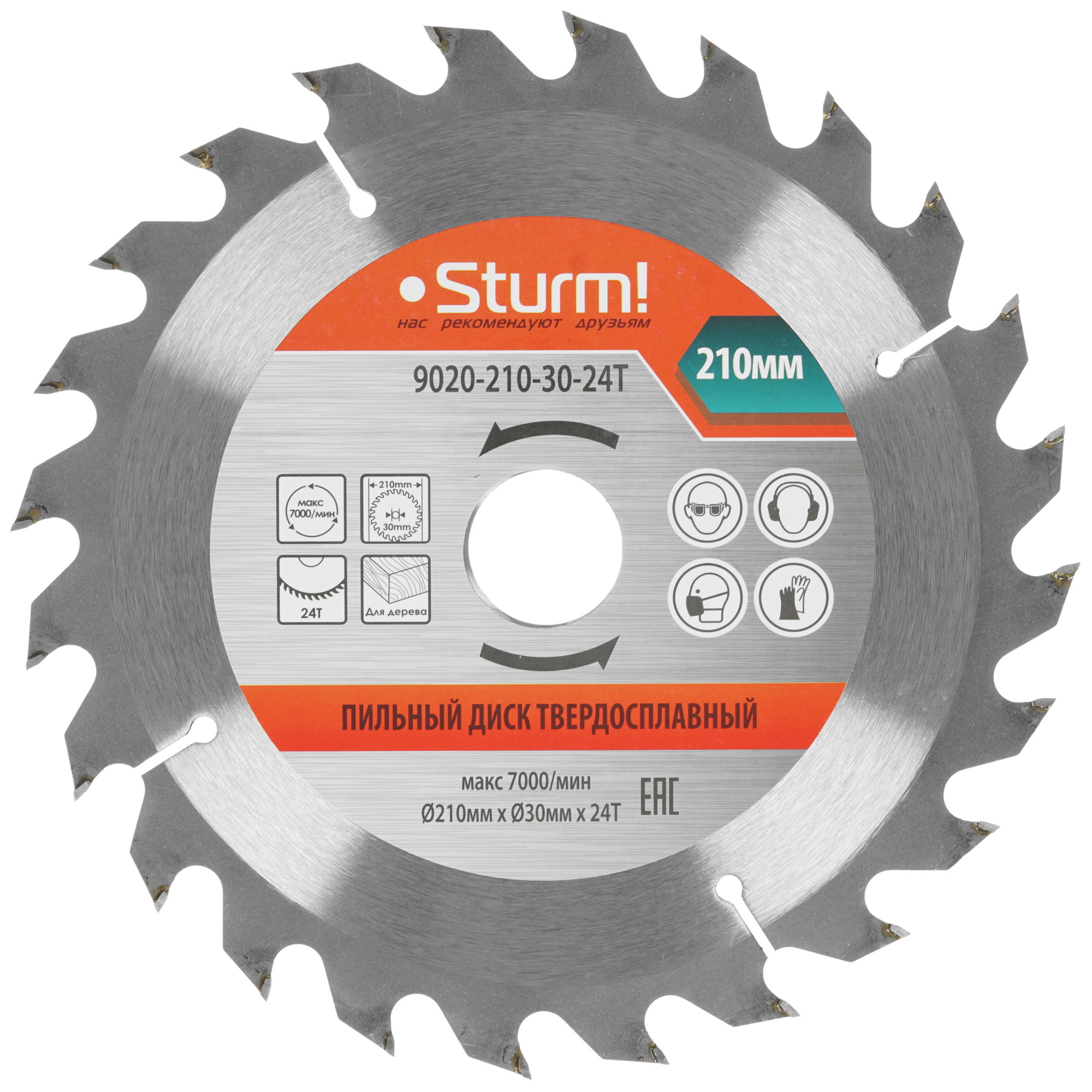 Диск пильный Sturm! 9020-210x30x24T 1287311 STDN-0029318