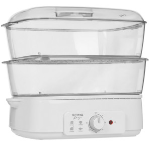 9216396 Пароварка STINGRAY ST-FS756A белый