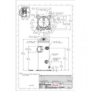 Danfoss MLZ — герметичные спиральные компрессоры MLZ066T4LQ9A Компрессор спиральный 121L8828