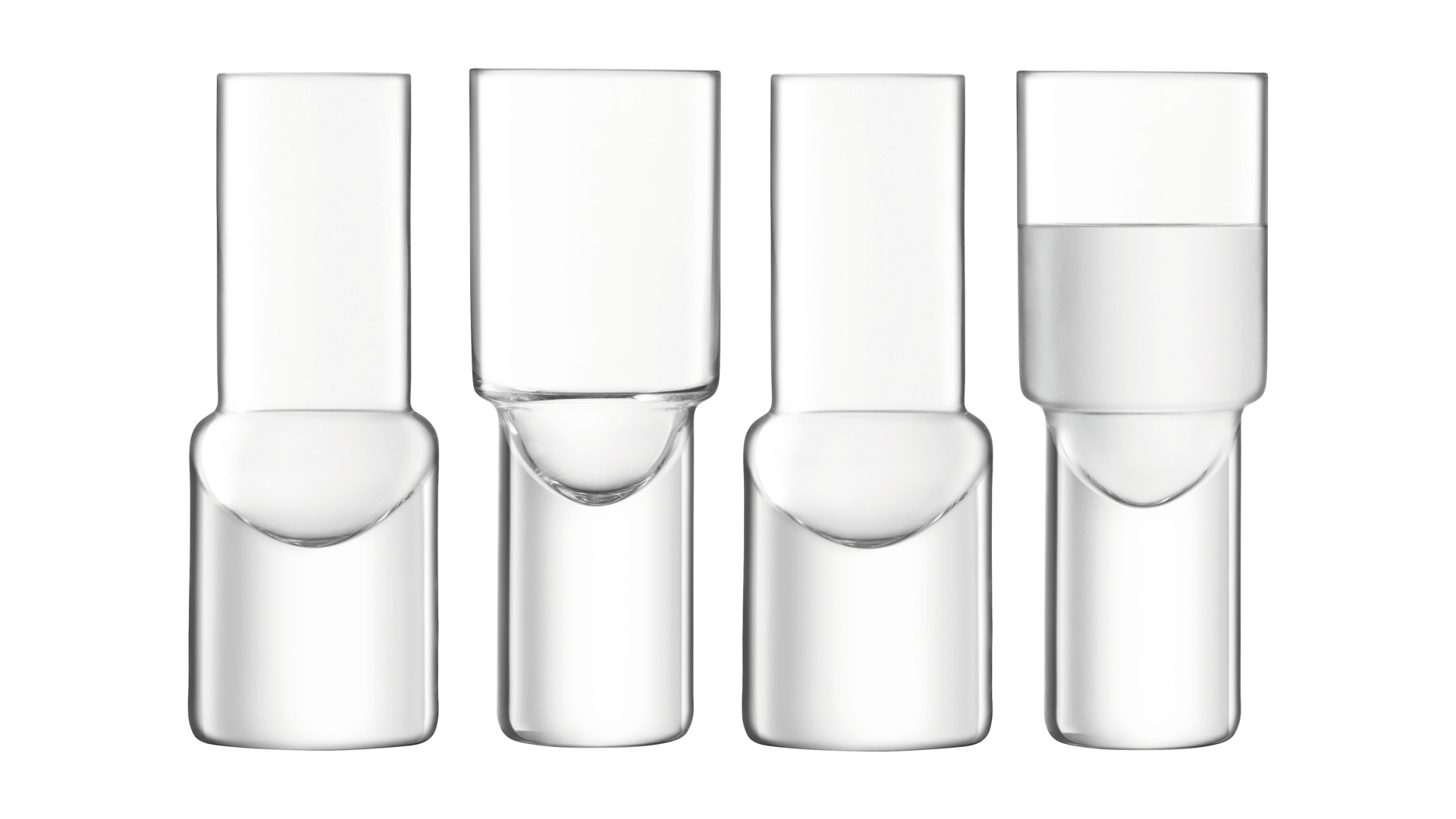 10656290 LSA International Набор сервировочный LSA International, "Vodka", 4 стопки, менажница Стекло  - Вид №2