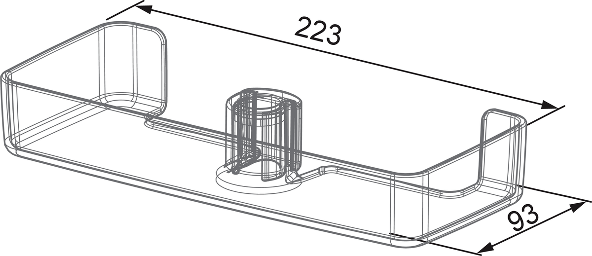 Oras 253050 Мыльница 253050 Apollo Прозрачный  - Вид №3