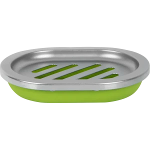 Мыльница Аквадекор Альма пластик цвет зелёный