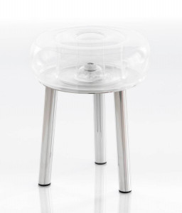MOJOW Табурет FLOOFY из нержавеющей стали Прозрачный TAFLCIEKO01TR