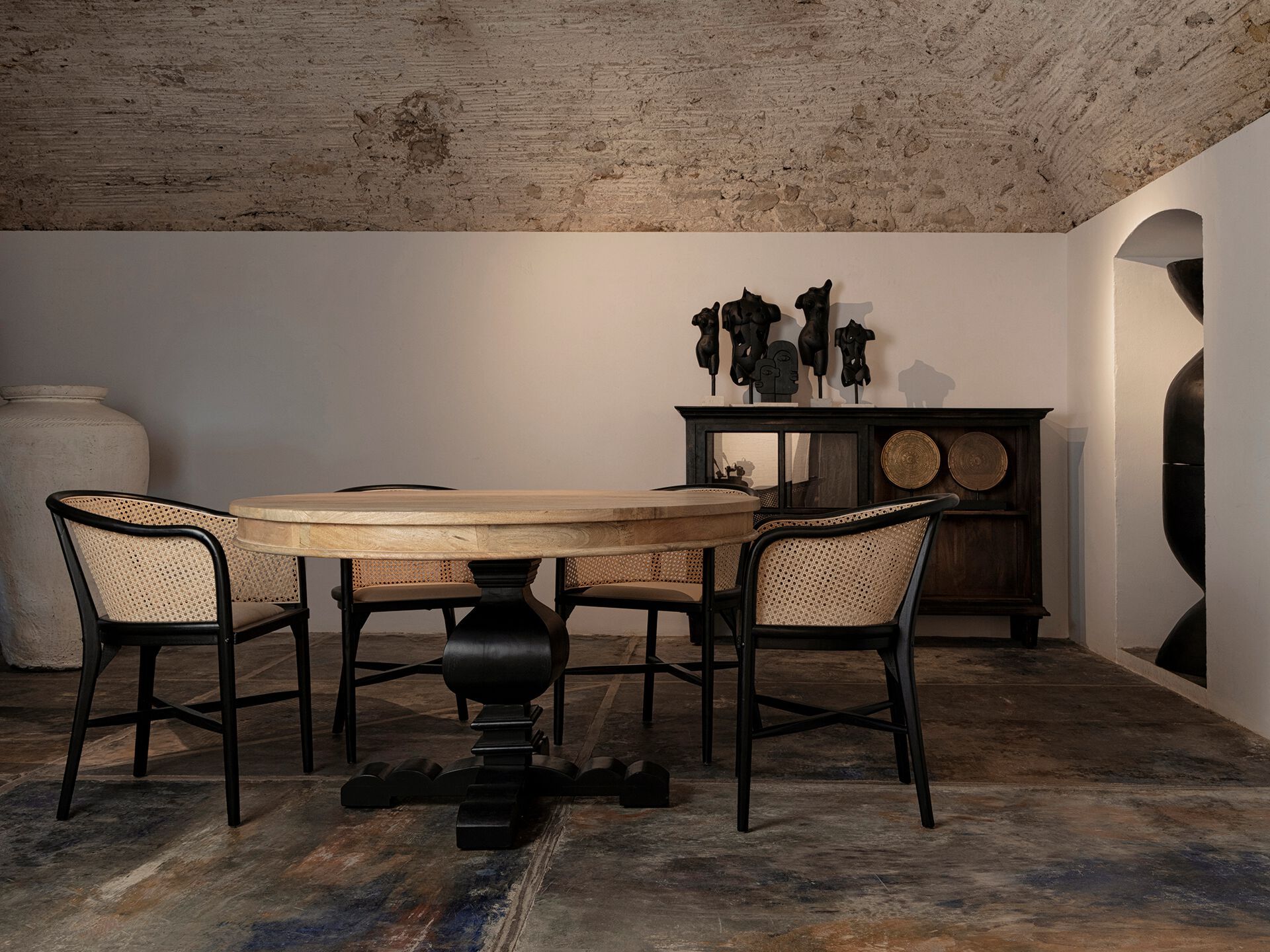 Шкаф из дерева и стекла с раздвижными дверями Vical Home BACKLNYN ARCH-00094320 - Вид №4