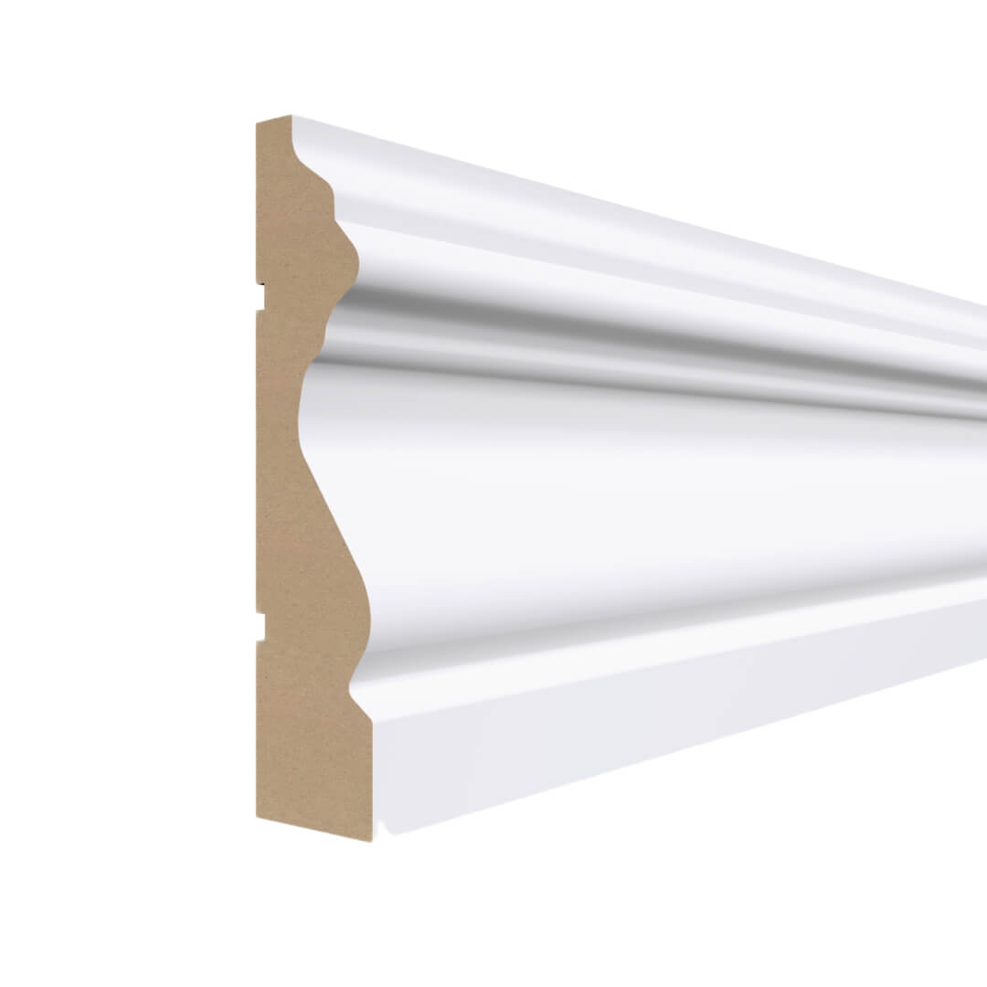 Наличник МДФ Stella Белый 70R 2200*70*16мм (упак. 5шт) Standart STSR-938