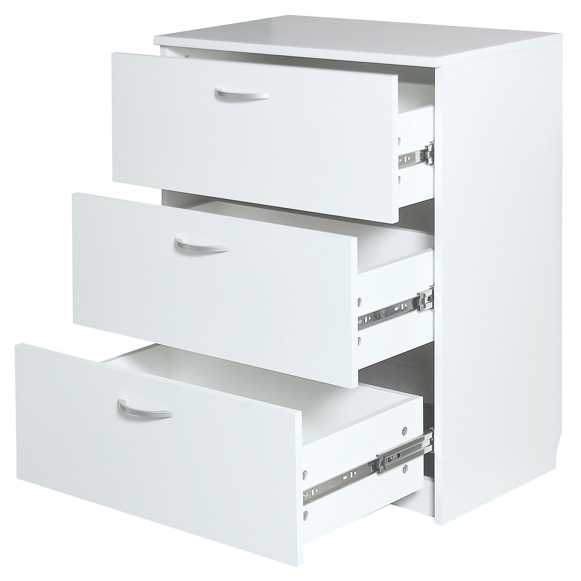 82034310 Комод 3 ящика, 68.5x80x39.4 см, цвет белый Santreyd  - Вид №2