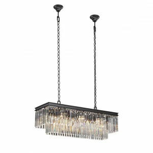 Люстра подвесная черная Vitaluce V5146-1/12 VITALUCE ДИЗАЙНЕРСКИЕ 00-3888440 Прозрачный;черный