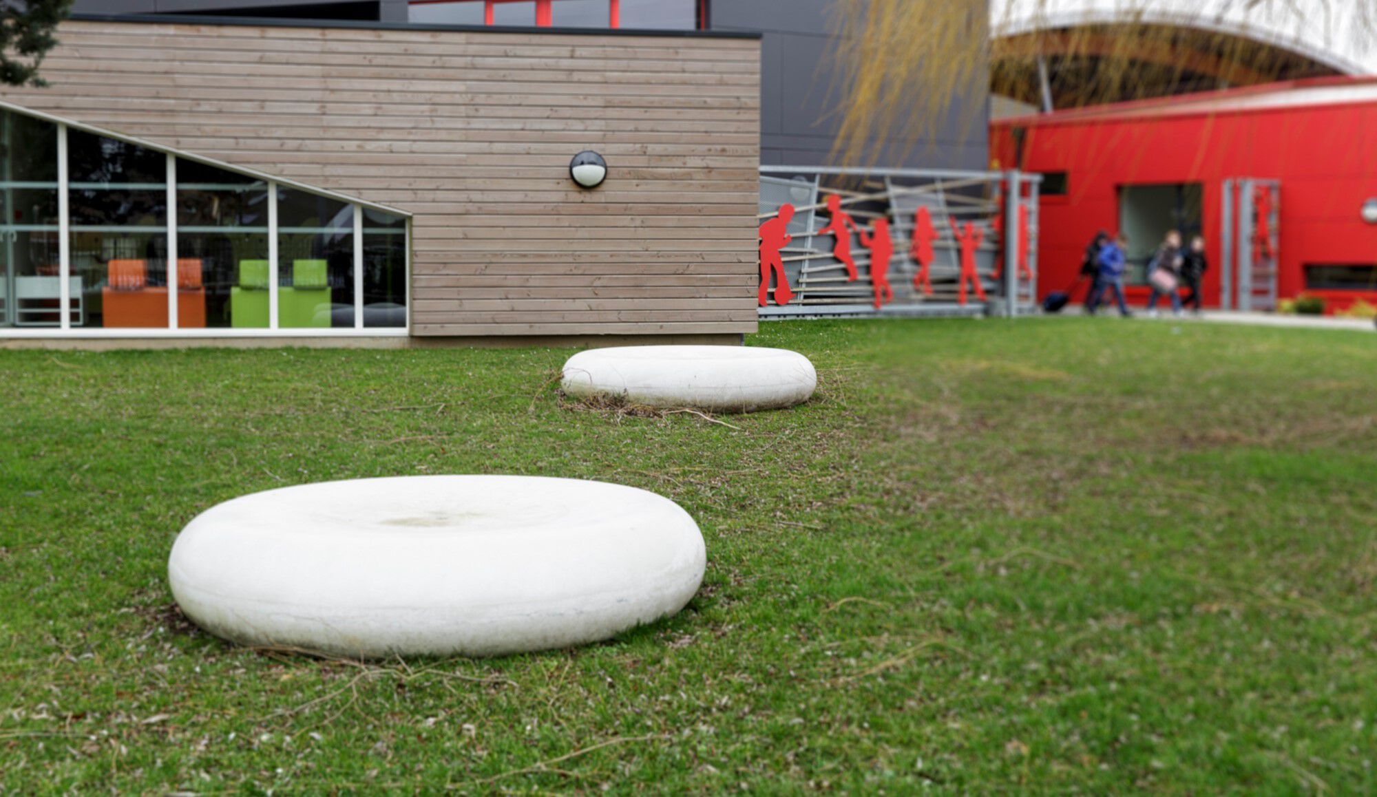 Бетонная круглая скамья amop Landscapes ARCH-00000436