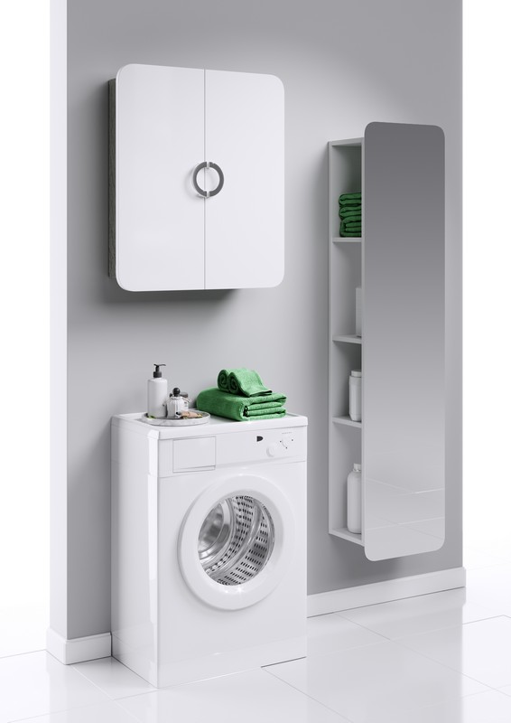 Аликанте пенал подвесной зеркальный, Alic.05.35 AQWELLA Alicante sun-id-277833 - Вид №1