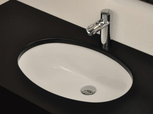 Керамическая овальная подводная раковина