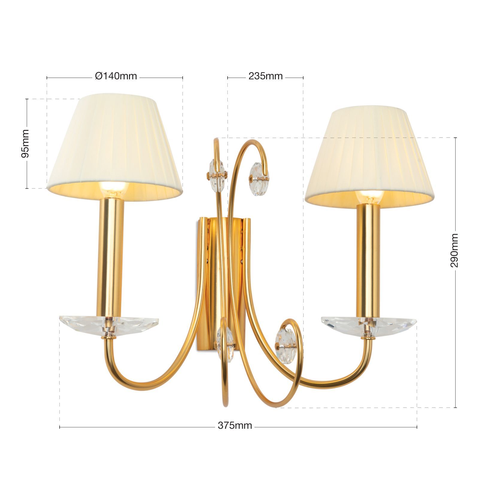 Латунный настенный светильник Orion Ariane ARCH-00121932 - Вид №20