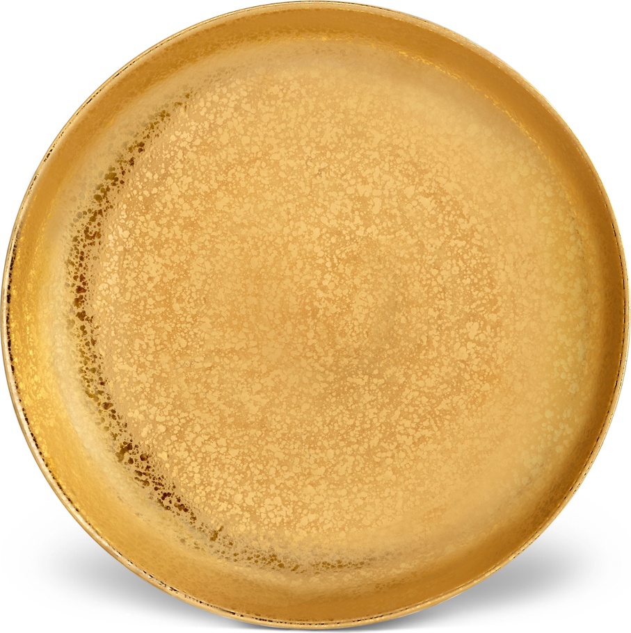 10583630 L’Objet Салатник 30см "Алхимия золотая" Фарфор 