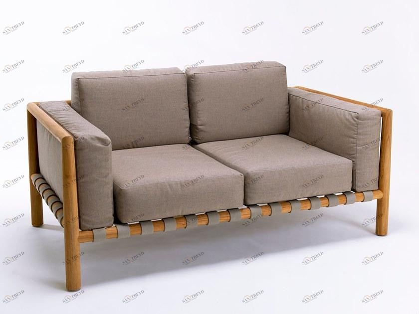 Unopiù Садовый диван 2 мест со съемным чехлом из ткани Pevero sun-id-1463830