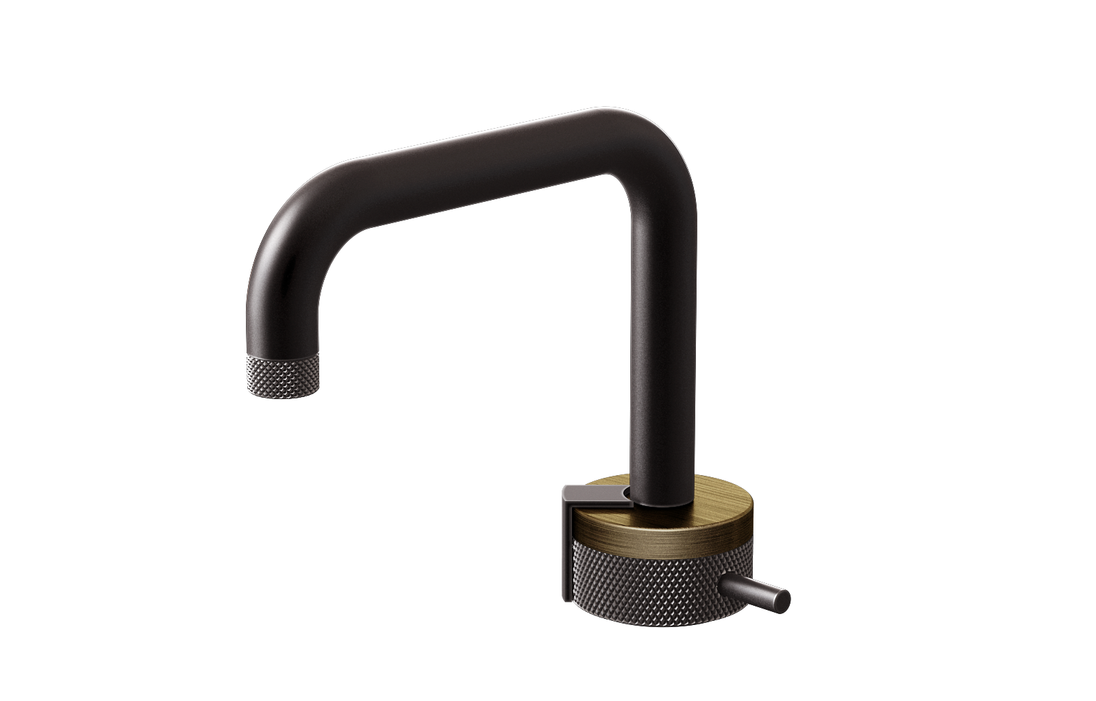 E-11500-R1VBB-L2GM-GM Однорычажный прогрессивный смеситель для раковины - излив 15,3см GRAFF MOD+