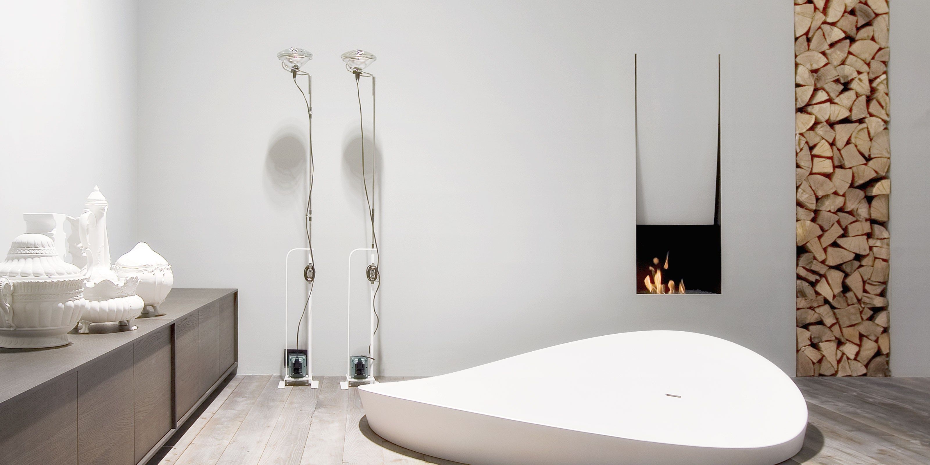 Ванна в центре комнаты в Cristalplant® Antoniolupi Dune ARCH-00013091 - Вид №4