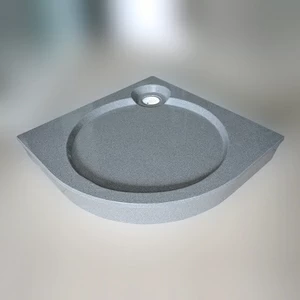 Душевой поддон 90X90X16 СМ R-СЕРЫЙ GUTEWETTER