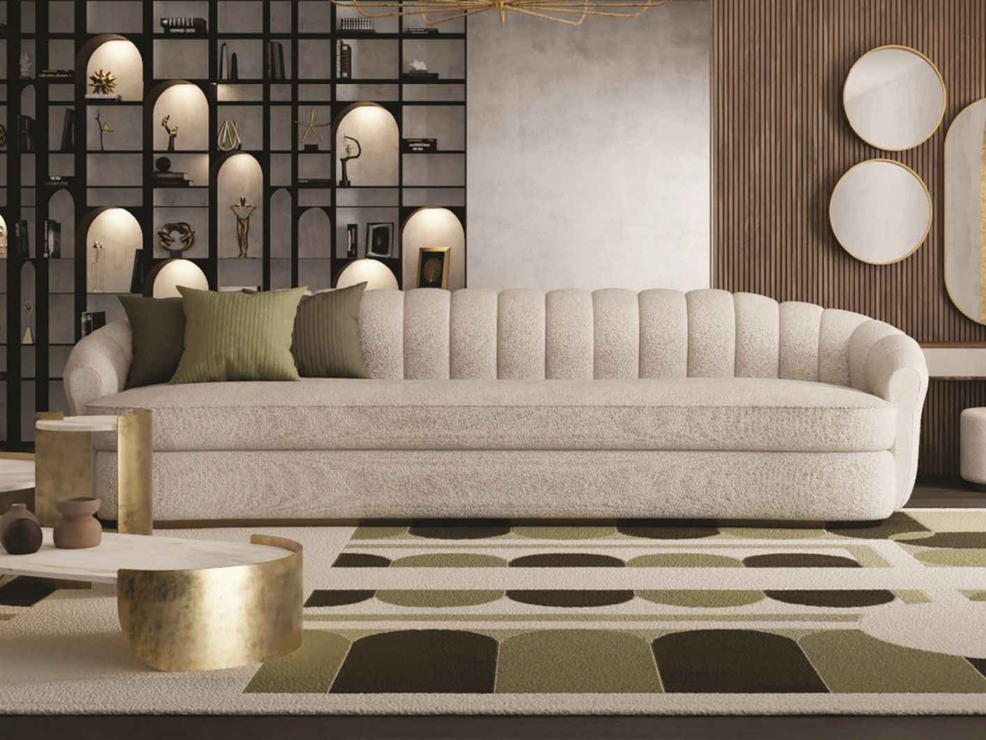 4-местный тканевый диван CASA +39 ENCORE Italia ARCH-00089605 - Вид №1