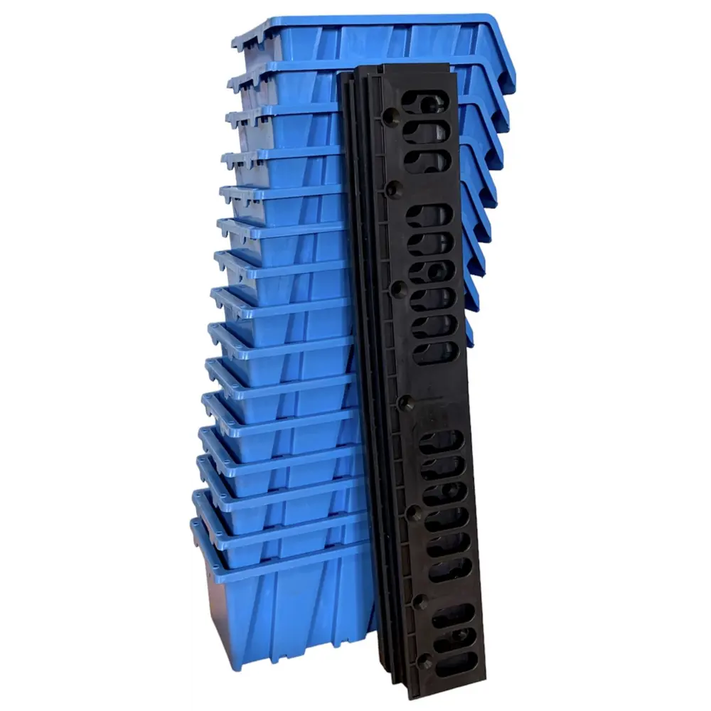 Лоток Accurate ЛМ-5-187-15 18.7x11.5x8.7 см пластик цвет синий, 15 шт STLM-2157558