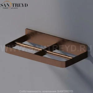 Agape MEMORY Двойной держатель для туалетной бумаги темный бронзовый AMEM861BR