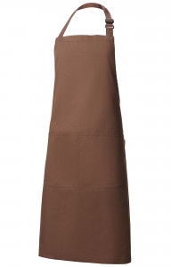 59842 Фартук  с нагрудником, цвет chocolate BARISTA  Одежда для официантов  размер