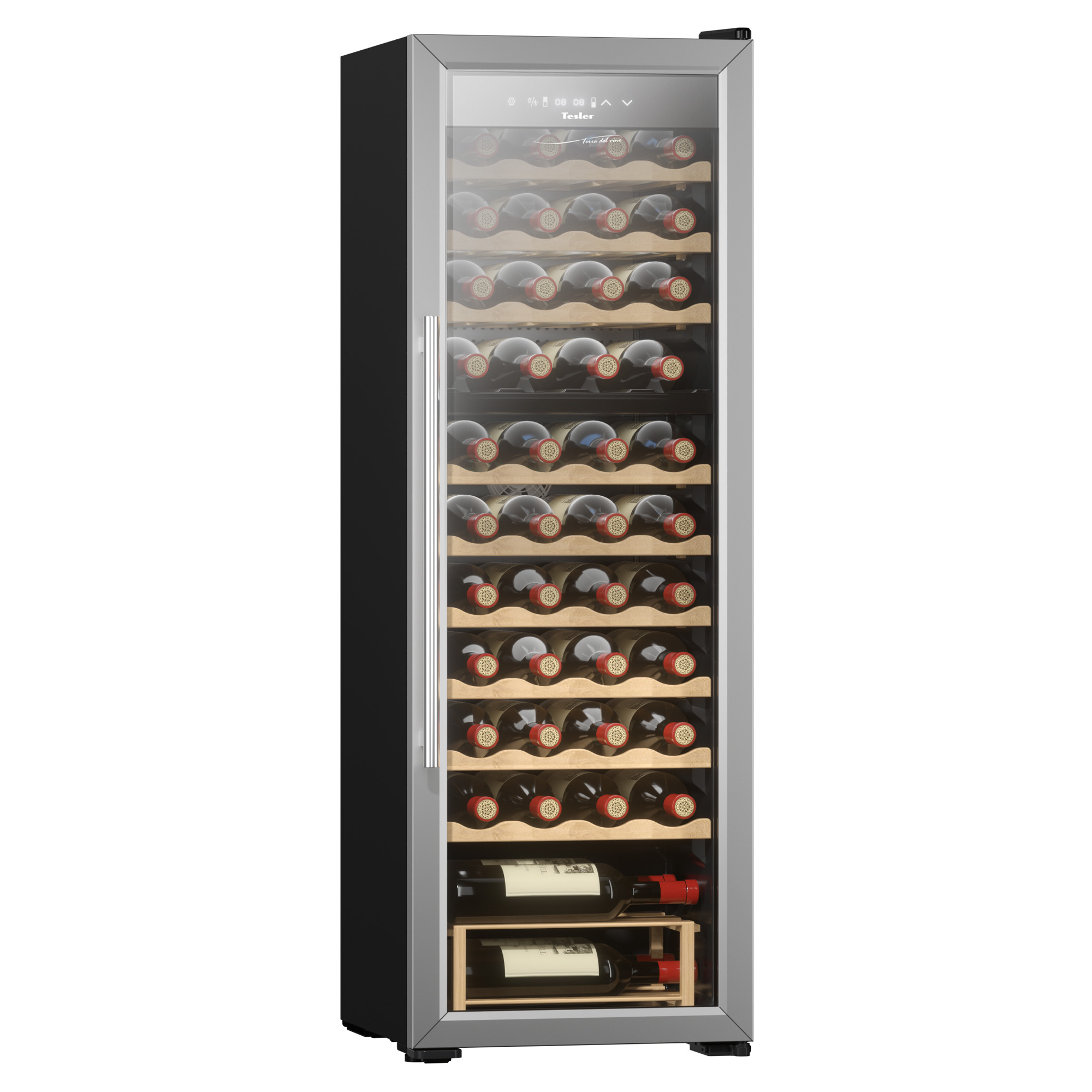 9166319 Винный шкаф Tesler CWC-400 серебристый STDN-0114013