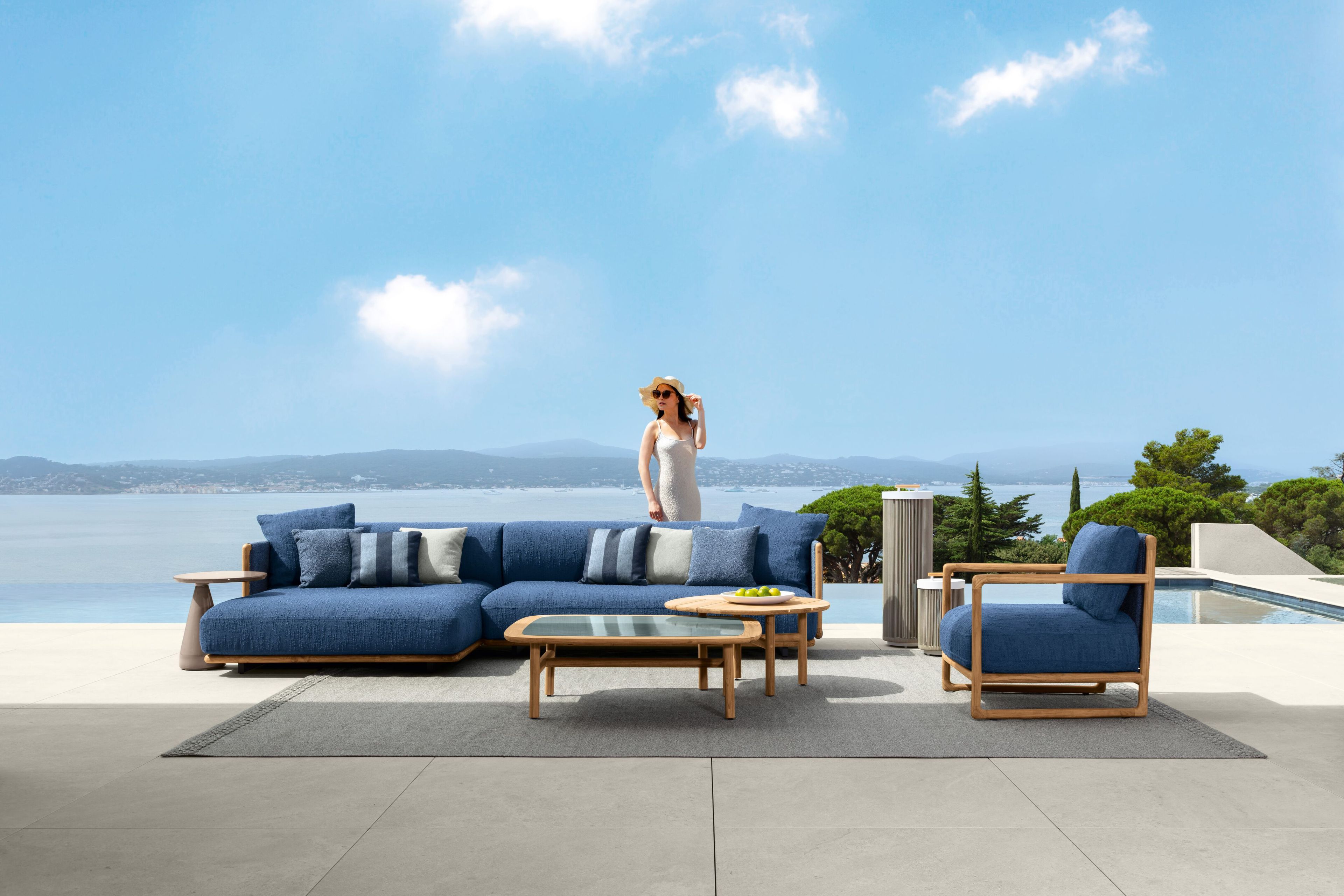 Ткань сад диван Talenti Jun ARCH-00084538 - Вид №5