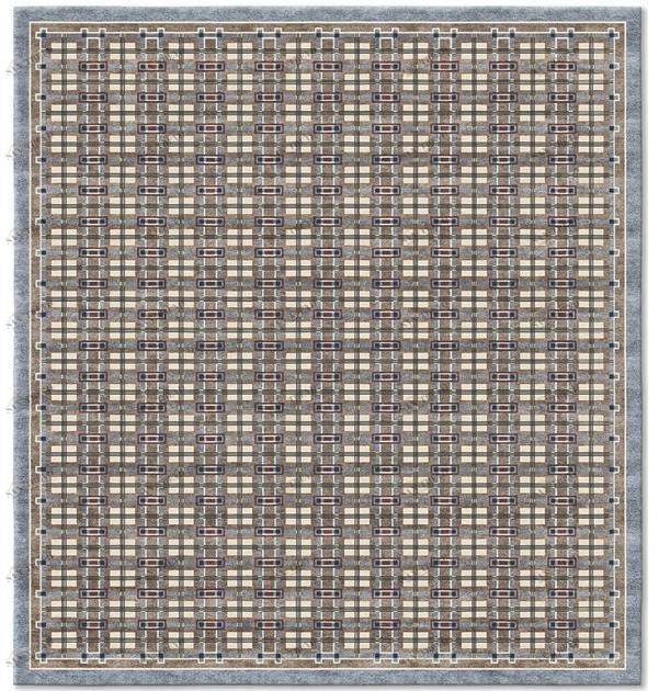 Tapis Rouge Прямоугольный коврик ручной работы Archive Tr1385