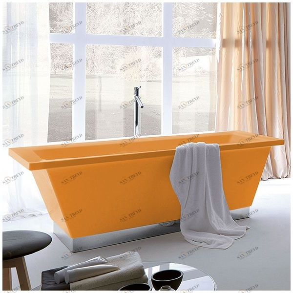 Ванна Gruppo treesse Conthea V1211AC-O оранжевая отдельностоящая прямоугольная V1211ACO