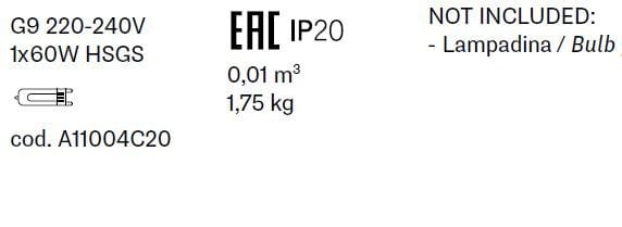 Хрустальная потолочная лампа Fabbian Vicky ARCH-00055765 - Вид №4