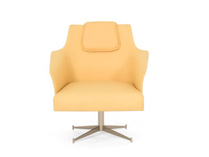 4-спицевое кожаное кресло с подлокотниками и подголовниками